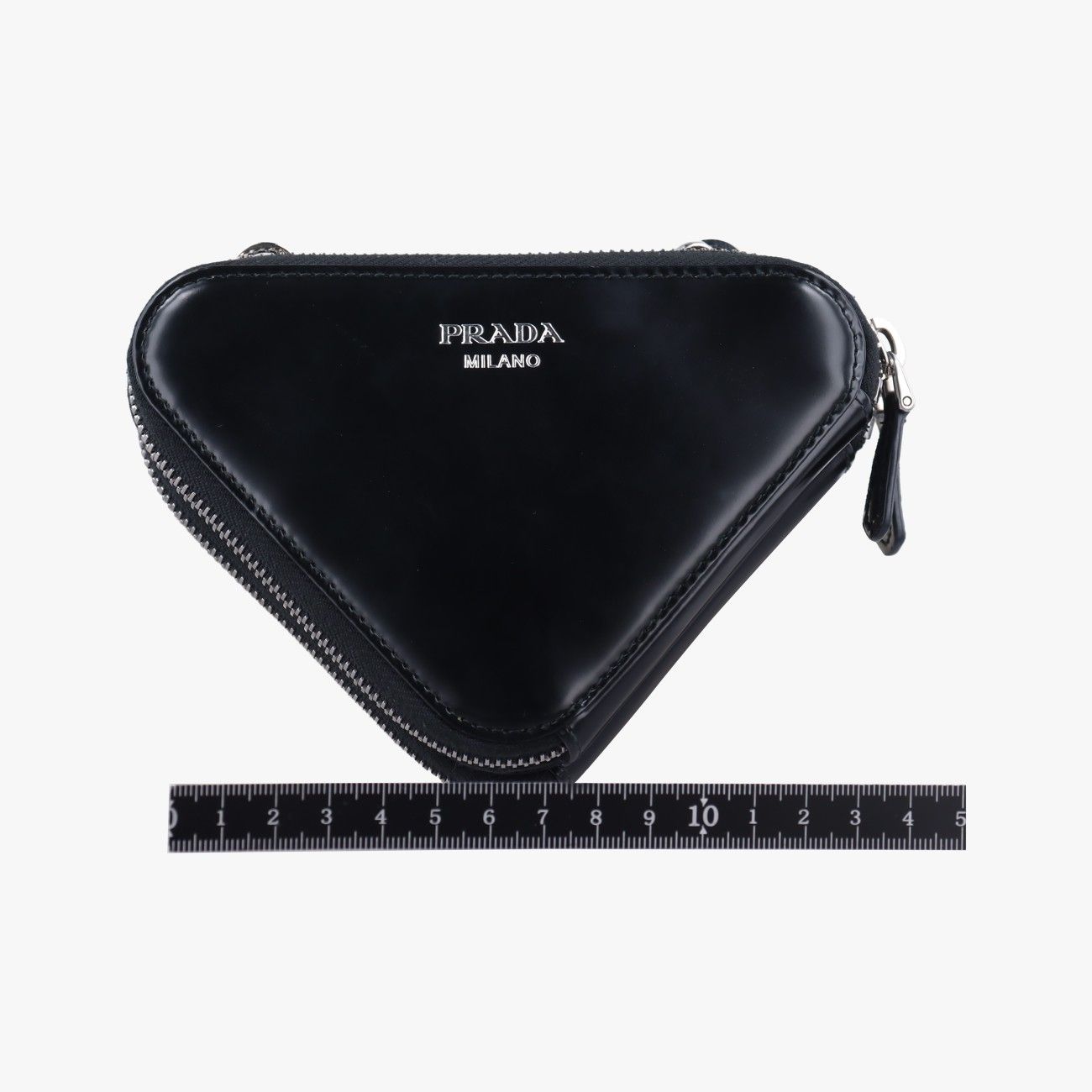 Prada Triangle Black Leather 1nr015 234