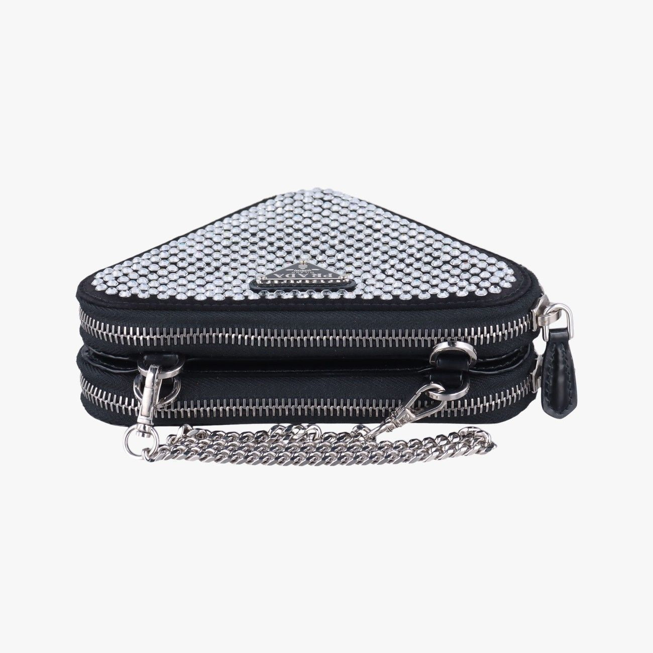 Prada Triangle Black Leather 1nr015 234