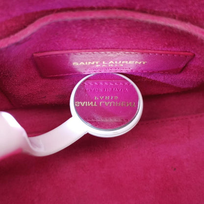 Yves Saint Laurentsac De Jour Nano Rose Red Leather 340778 Bci340778.0614