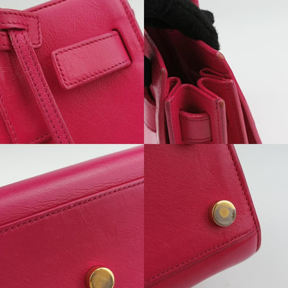 Yves Saint Laurentsac De Jour Nano Rose Red Leather 340778 Bci340778.0614