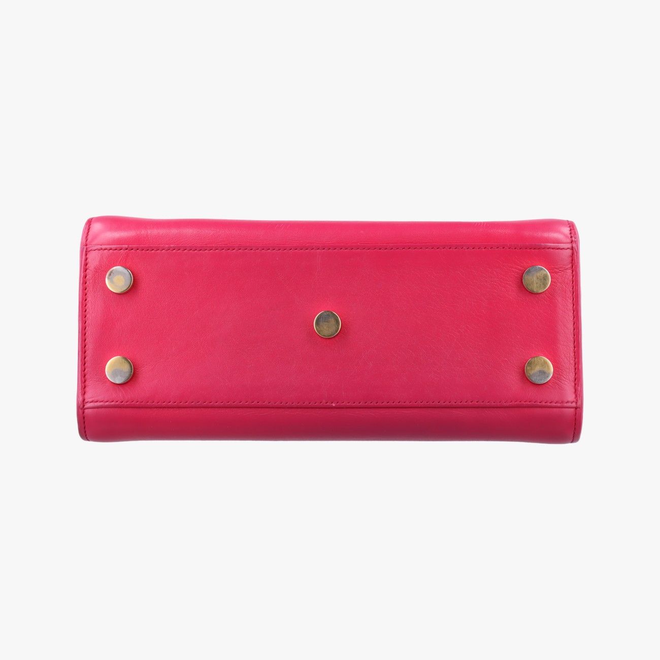Yves Saint Laurentsac De Jour Nano Rose Red Leather 340778 Bci340778.0614
