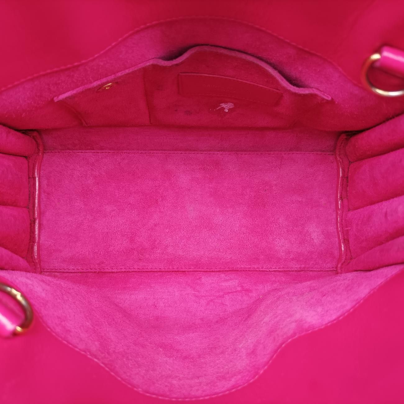 Yves Saint Laurentsac De Jour Nano Rose Red Leather 340778 Bci340778.0614