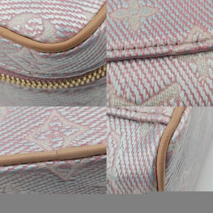 Louis Vuittonmicro Vanity Pink Monogram Jacquard Denim M82527 Ic Chip