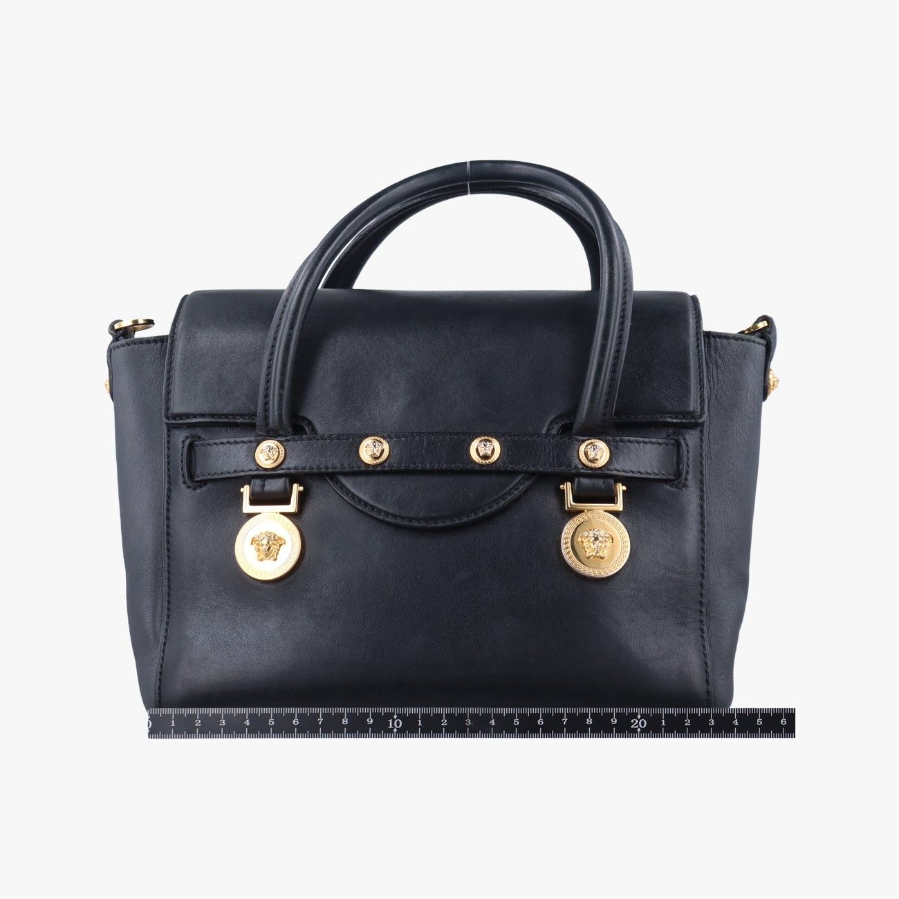 Versace Medusa Black Leather Clg 832 939 215 276