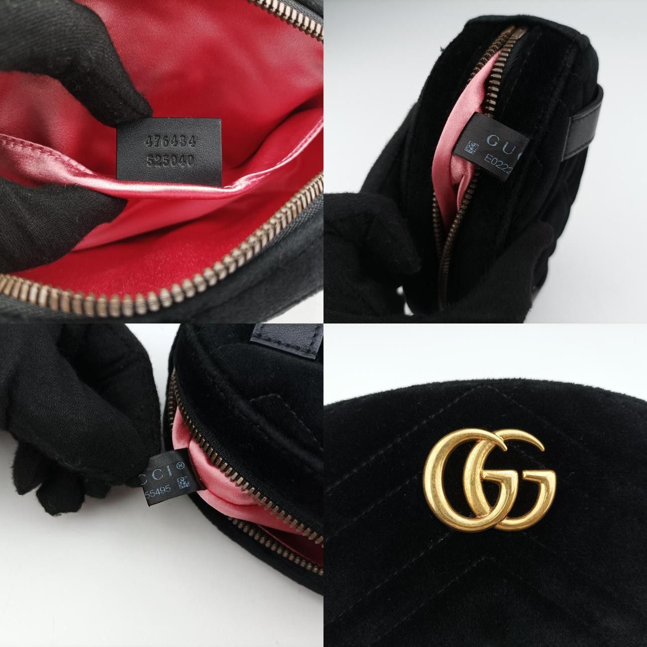 Gucciggmarmont Black Velor 476434