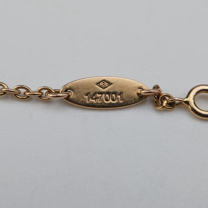 Christian Diorrose De Van Medallion Red X Gold Au750