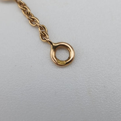 Christian Diorrose De Van Medallion Red X Gold Au750