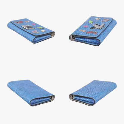 Louis Vuittonportefeuille Twist Chain Blue X Multicolor Epi M62732