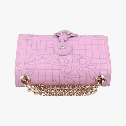 Versace Quilted Chain Pink Patent Clg 962 204 295 172