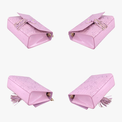 Versace Quilted Chain Pink Patent Clg 962 204 295 172