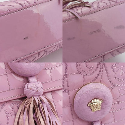 Versace Quilted Chain Pink Patent Clg 962 204 295 172