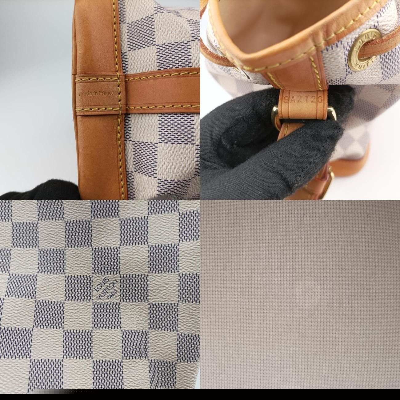 Louis Vuittonnoe Bb Azure Damier Canvas N41220