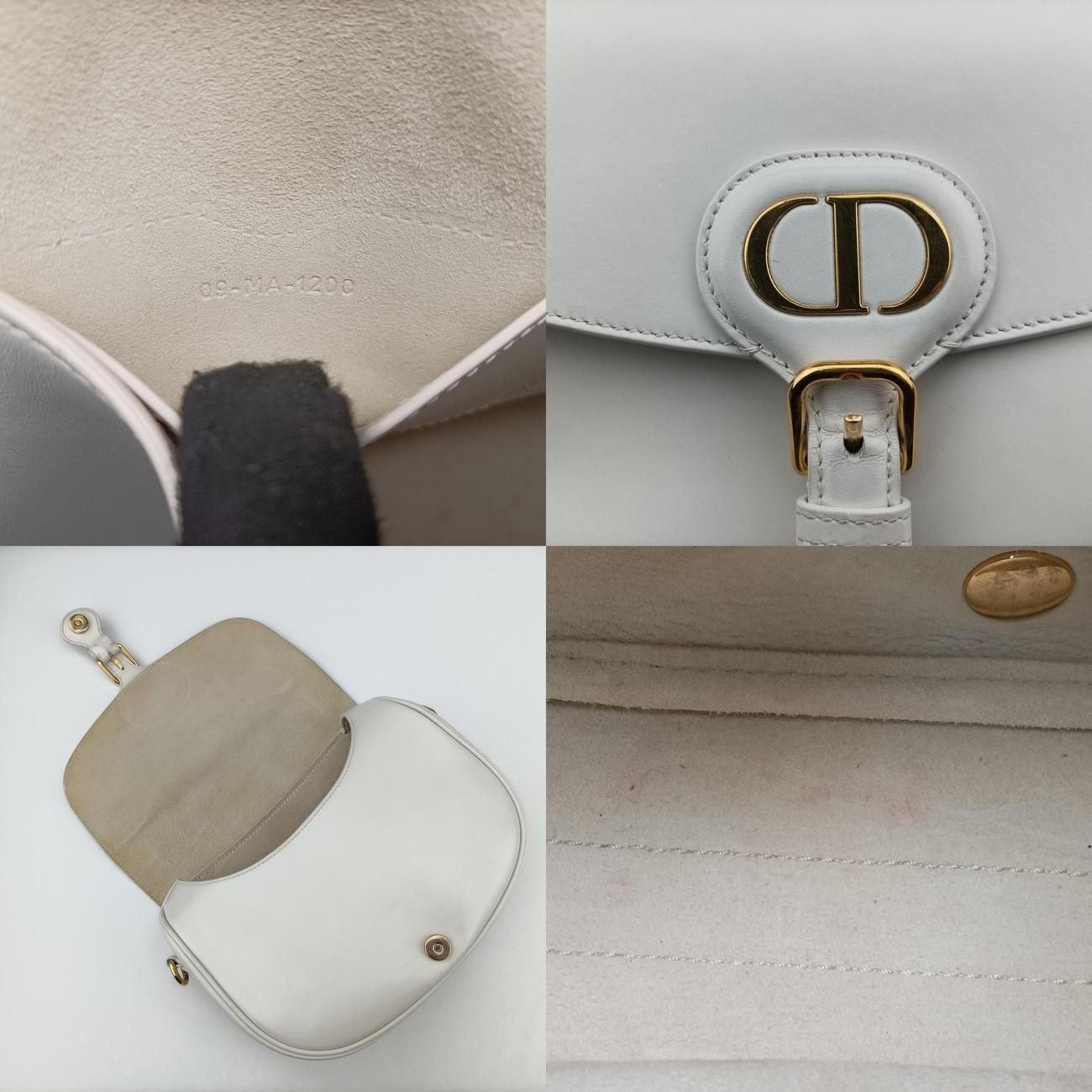 Christian Diorbobby White Leather 09-Ma-1200