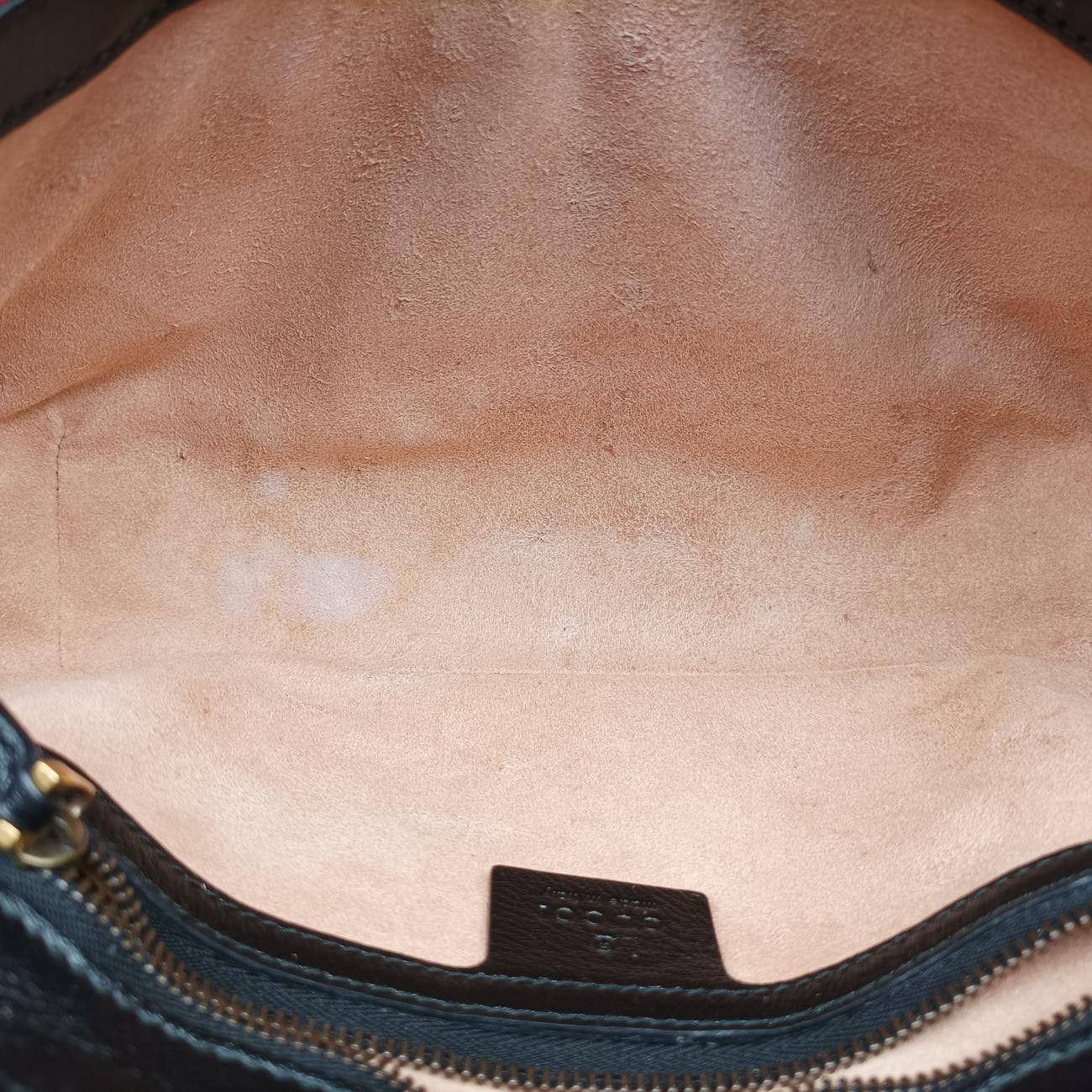 Guccigucciggmarmont Black X Beige X Red Leather 443497