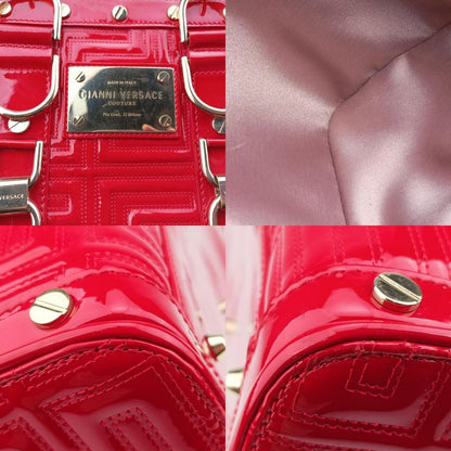 Versace Couture Snap Red Patent