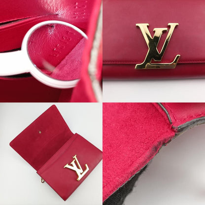 Louis Vuitton Louis Vuitton Louise Mm Rose Red Leather