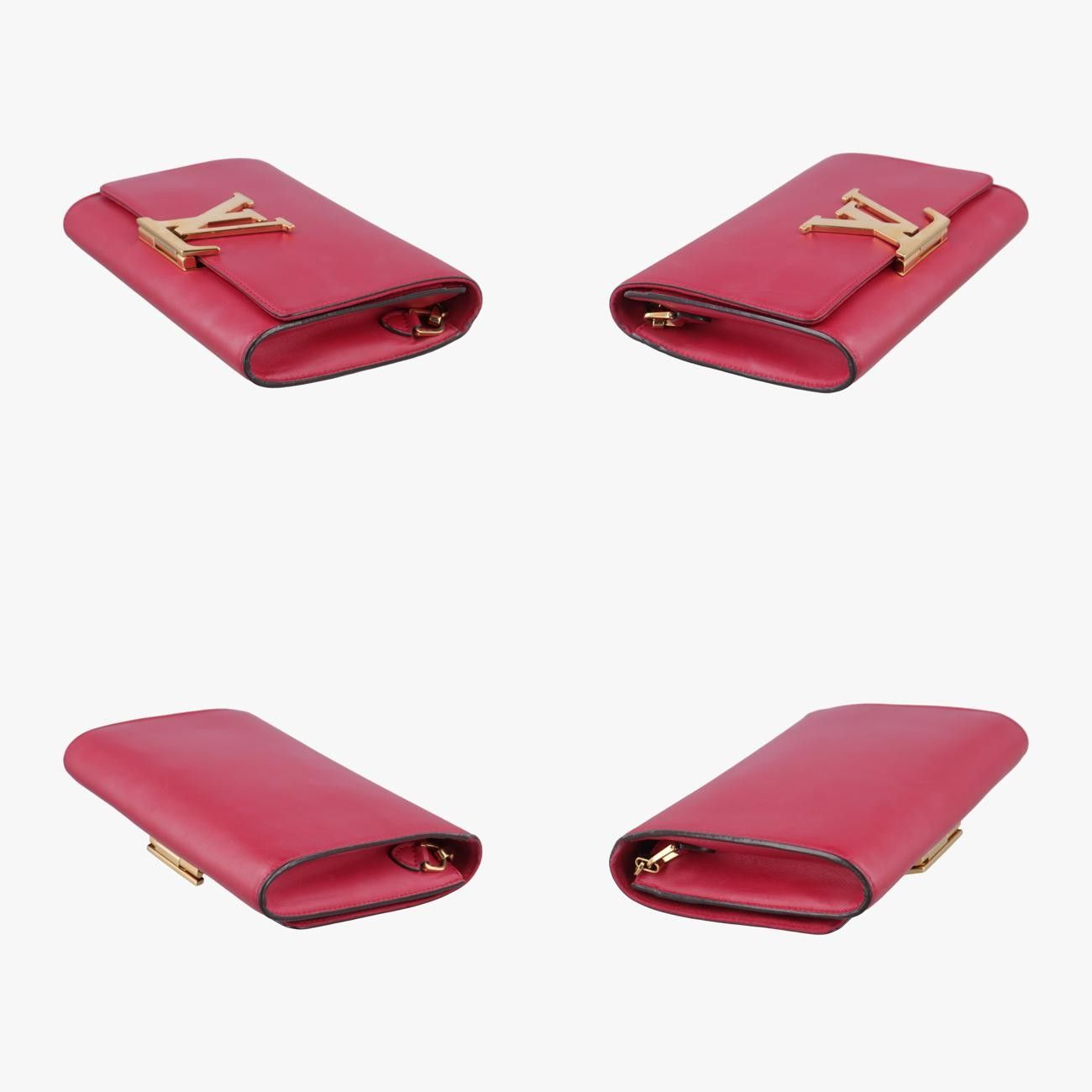 Louis Vuitton Louis Vuitton Louise Mm Rose Red Leather