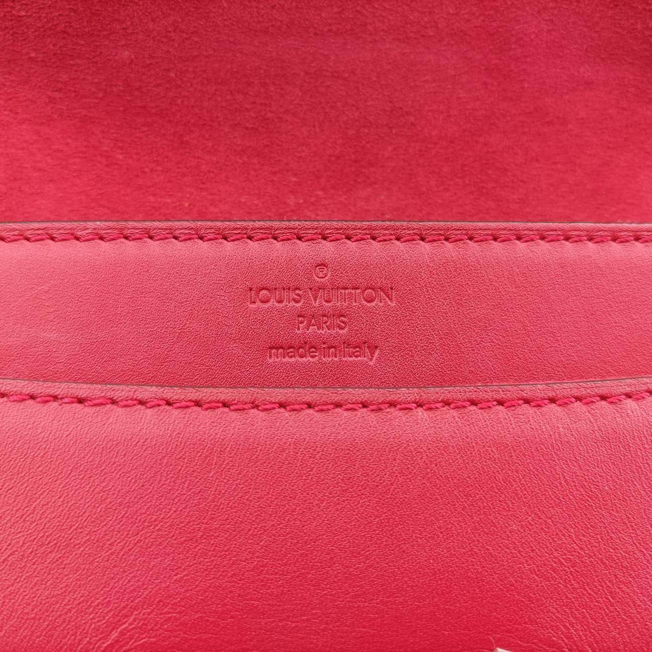 Louis Vuitton Louis Vuitton Louise Mm Rose Red Leather