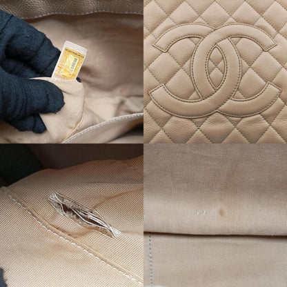 Chanelmatelasse Cocomark Gst Beige Caviar Skin A20995