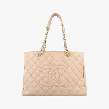 Chanelmatelasse Cocomark Gst Beige Caviar Skin A20995