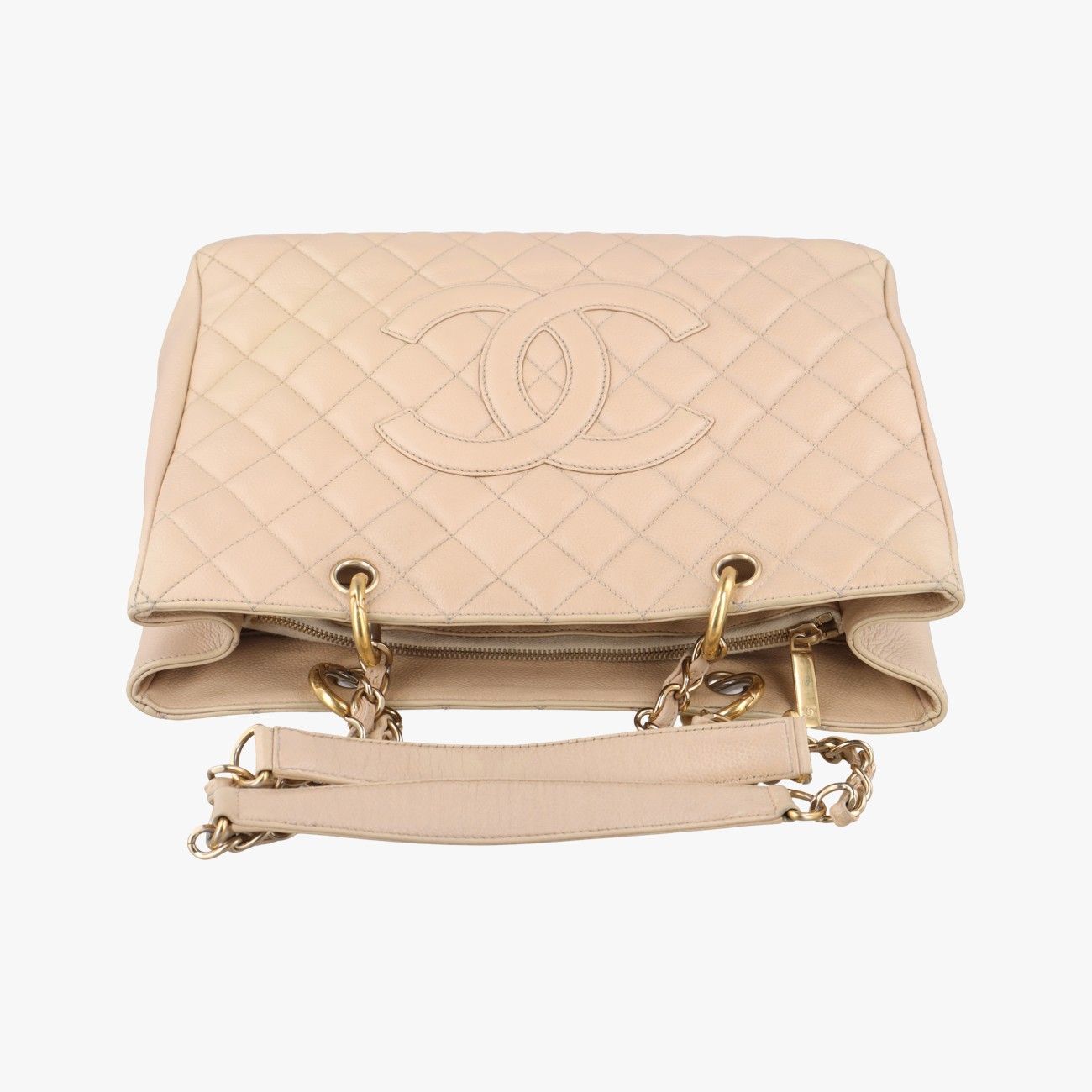 Chanelmatelasse Cocomark Gst Beige Caviar Skin A20995