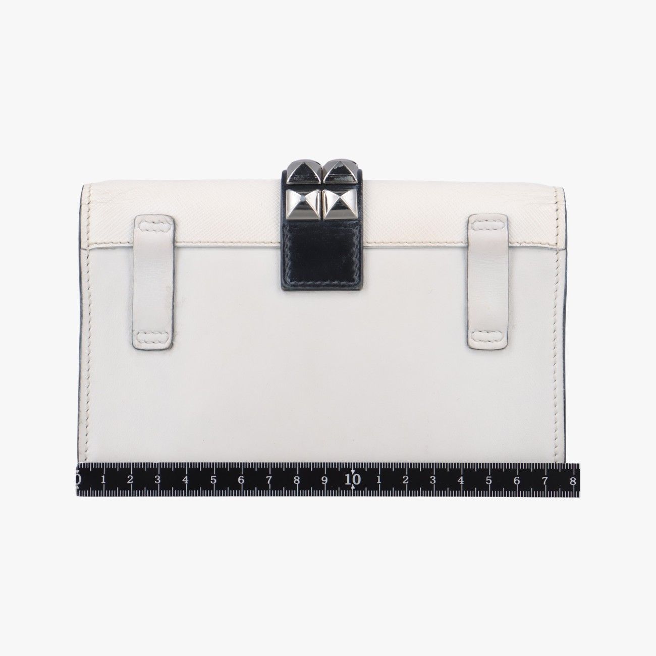 Prada Electra Studs White Leather 1bd120 7/7