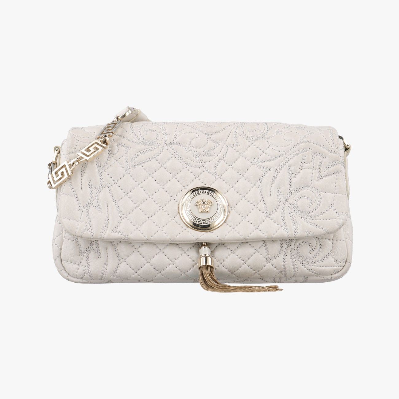 Versace Vanitas Medusa White Leather