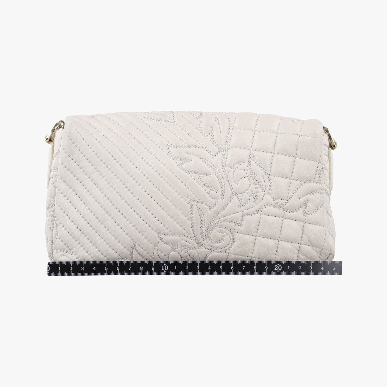 Versace Vanitas Medusa White Leather