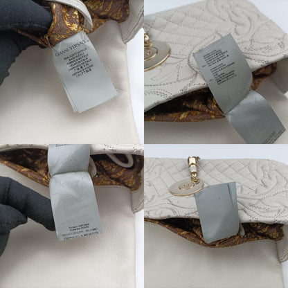 Versace Vanitas Medusa White Leather