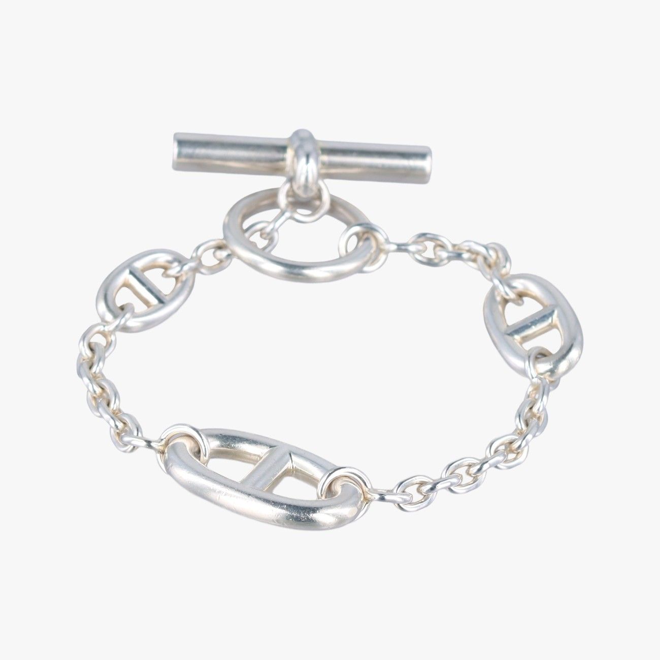 Hermes Farandole Chaine D'Ancre Argente Silver Ag925