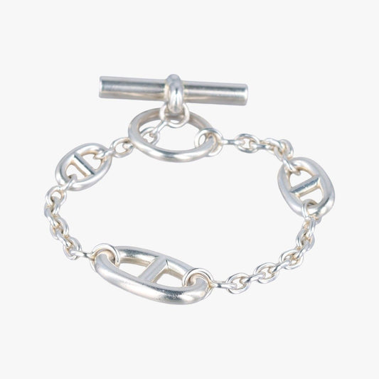 Hermes Farandole Chaine D'Ancre Argente Silver Ag925