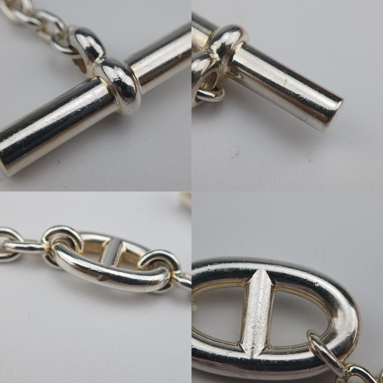 Hermes Farandole Chaine D'Ancre Argente Silver Ag925