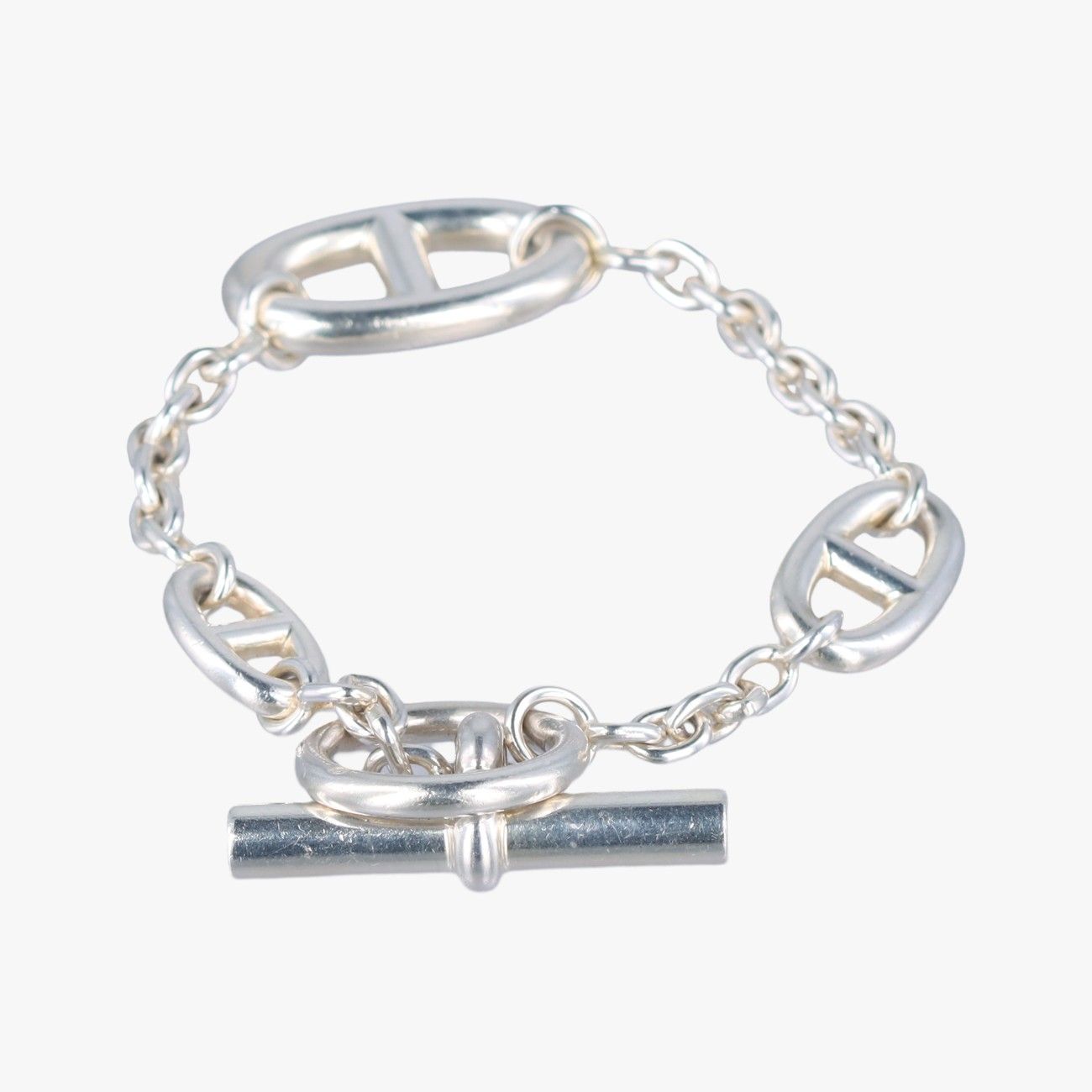 Hermes Farandole Chaine D'Ancre Argente Silver Ag925