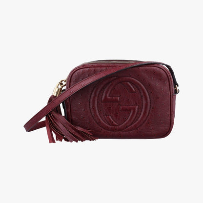 Gucci Soho Disco Purple Leather 308364