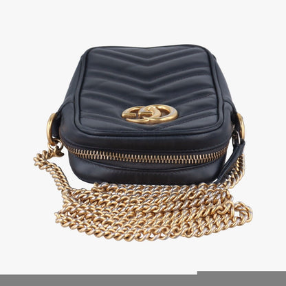 Gucciggmarmont Black Leather