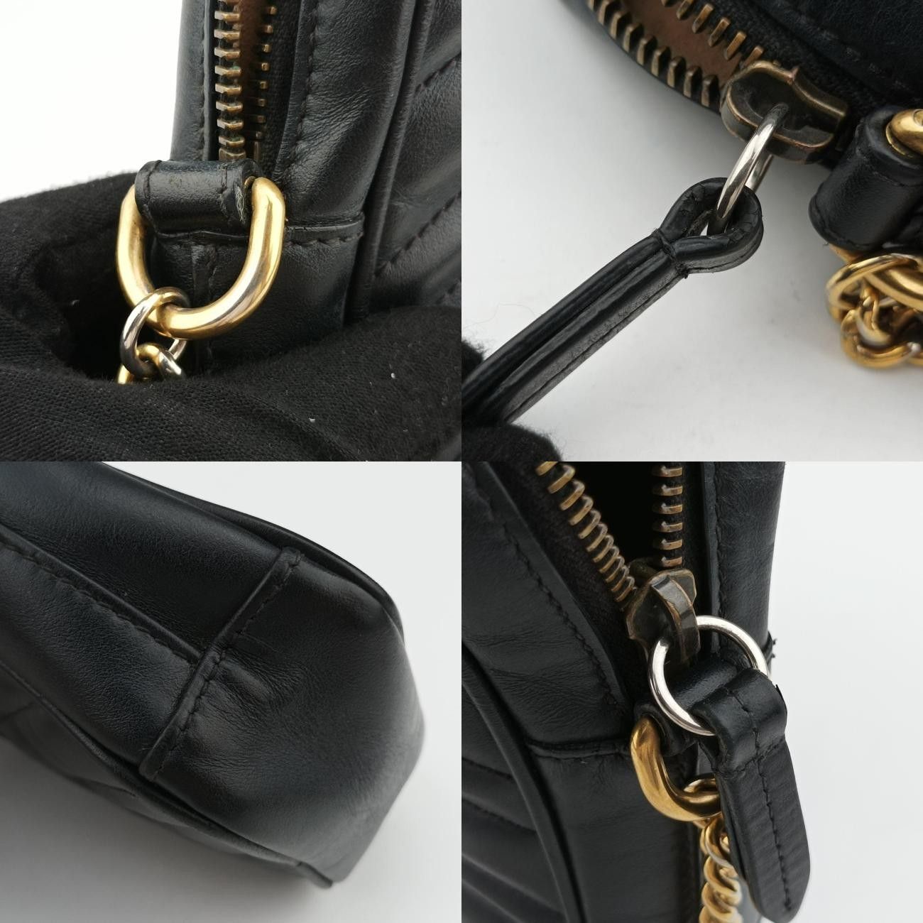 Gucciggmarmont Black Leather