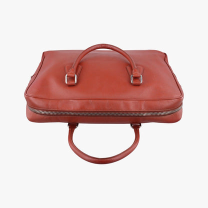 Prada Business Bag Briefcase Red Saffiano Leather 2ve363 7 D