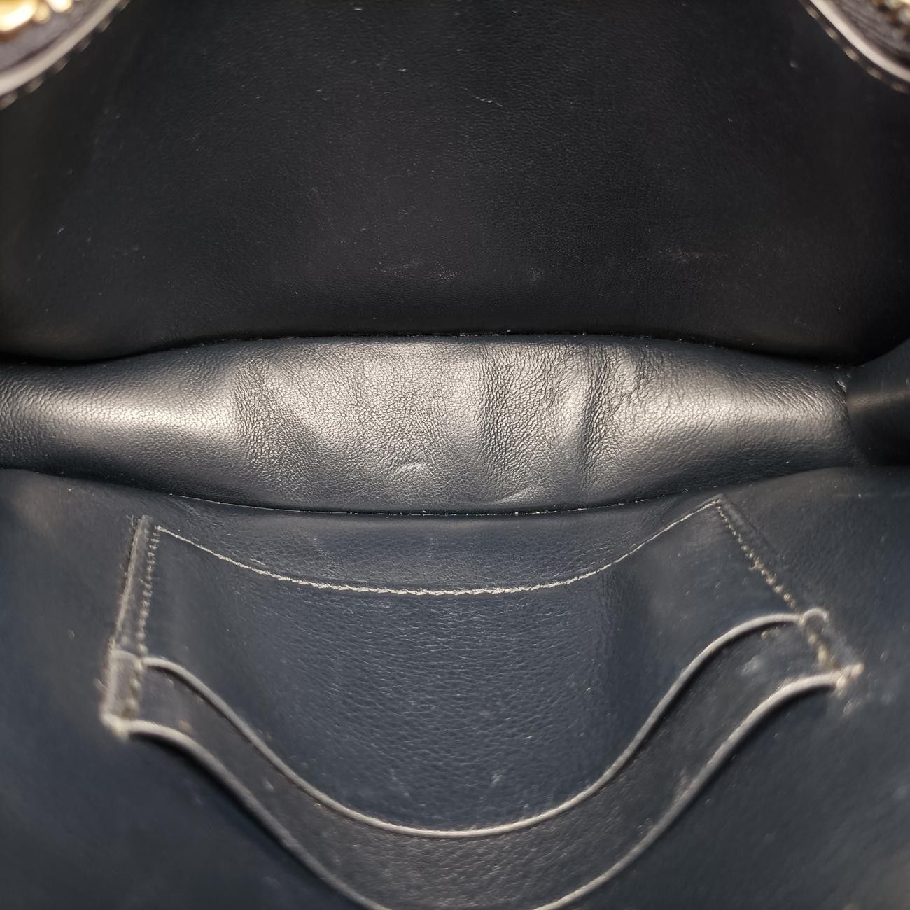 Christian Dior Saddle Navy X Gray Jacquard 12-Ma-1109