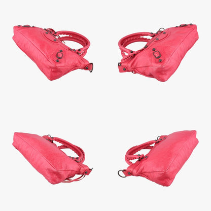 Balenciaga Electric Perforate Motorcycle City Red Lambskin 103208.5765 K.1669