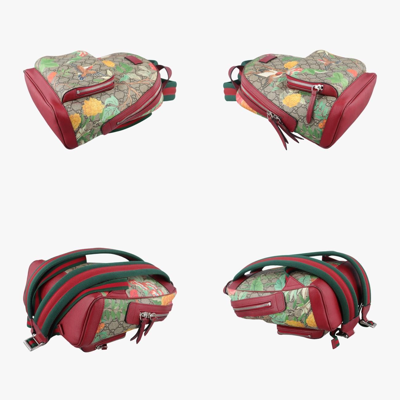 Gucci Gg Supreme Tian Beige X Multicolor Pvc Coated Canvas 427042