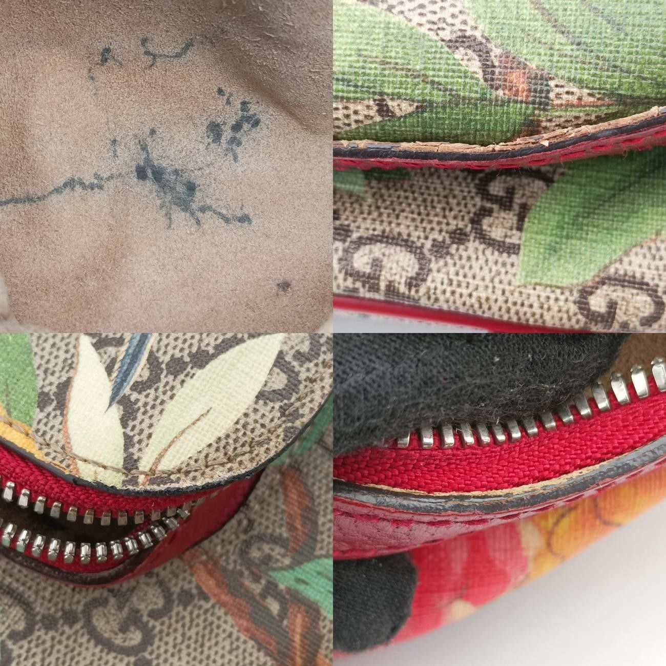 Gucci Gg Supreme Tian Beige X Multicolor Pvc Coated Canvas 427042