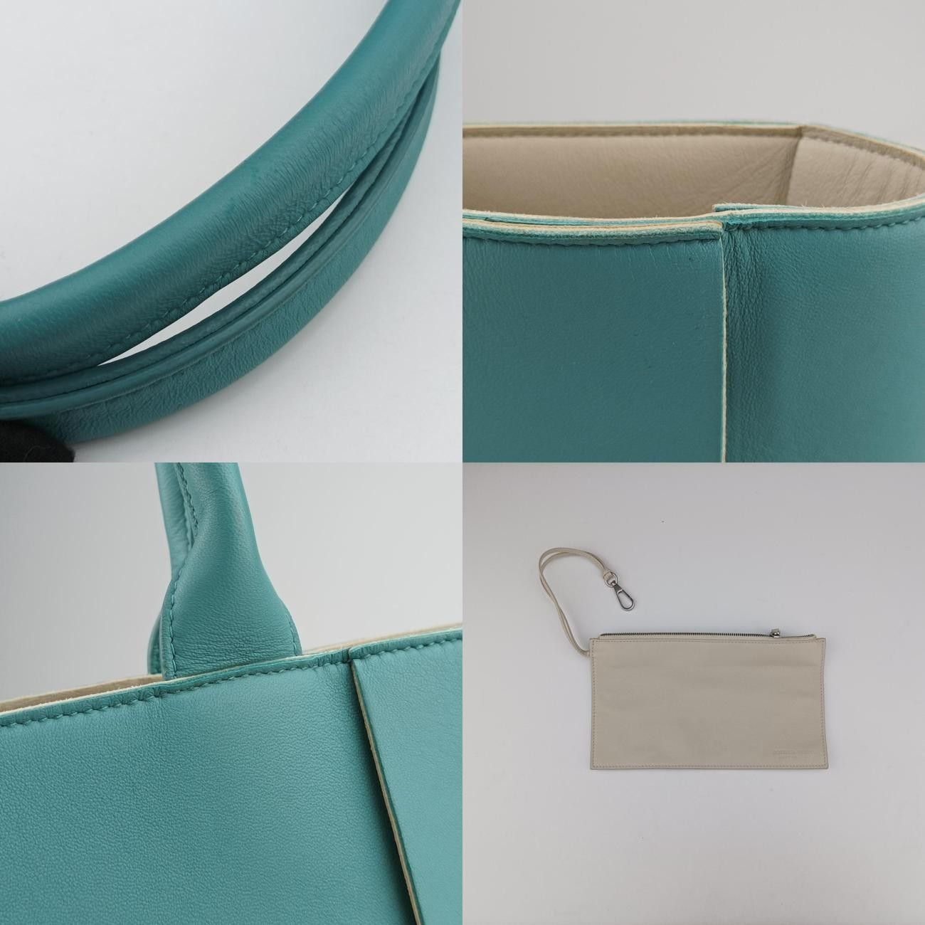 Bottega Venetathe Arco Tote Blue Lambskin