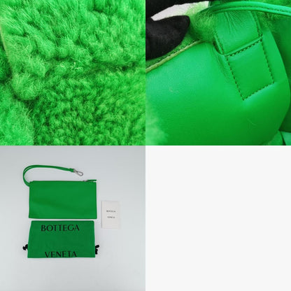 Bottega Venetasack Cabas Arco Green Lambswool B09748790u Ic Chip