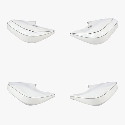 Prada Cleo White Brushed Leather 7/K