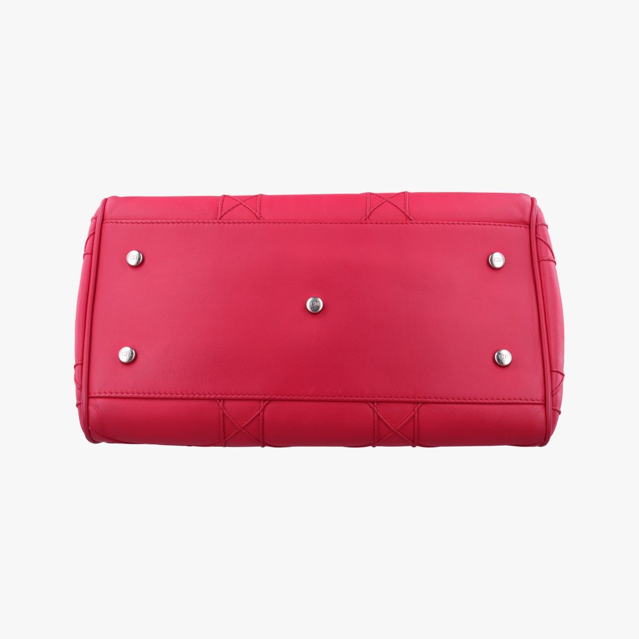 Christian Diorgranville Rose Red Lambskin 17-Bo-0181