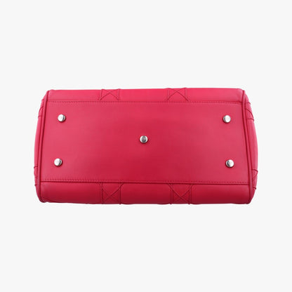 Christian Diorgranville Rose Red Lambskin 17-Bo-0181