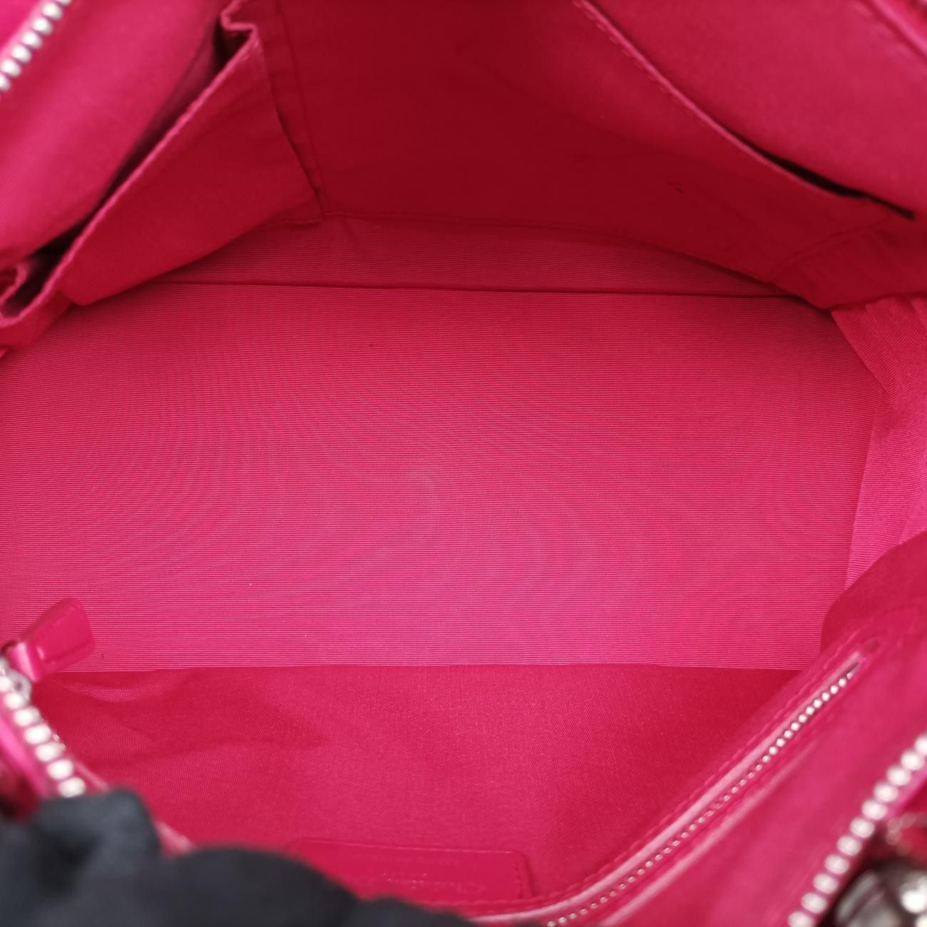 Christian Diorgranville Rose Red Lambskin 17-Bo-0181