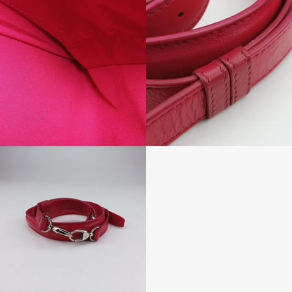 Christian Diorgranville Rose Red Lambskin 17-Bo-0181