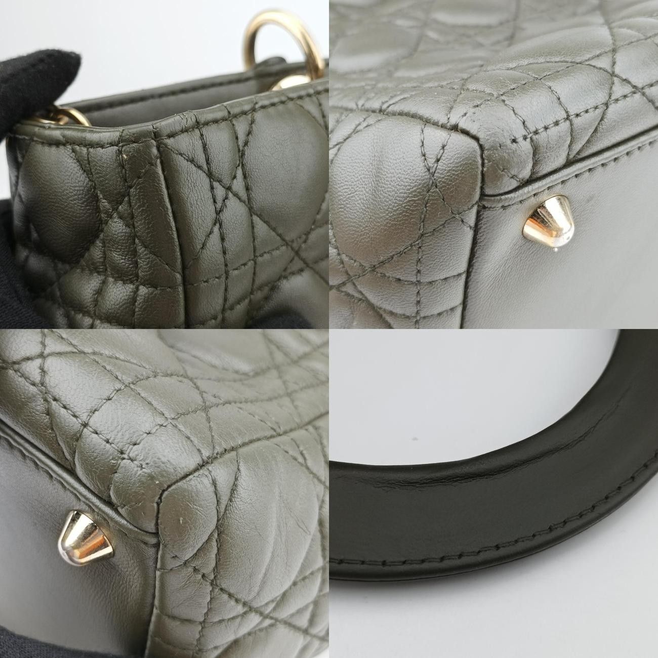 Christian Dior Lady Dior Green Lambskin 08-Ma-0140