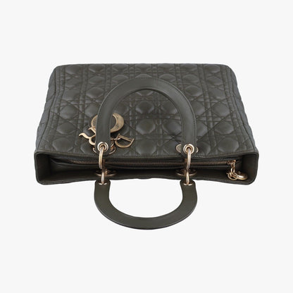 Christian Dior Lady Dior Green Lambskin 08-Ma-0140